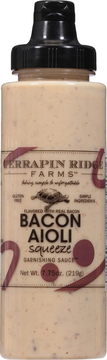 slide 7 of 9, Terrapin Ridge Farms Squeeze Bacon Aioli Garnishing Sauce 7.75 oz, 7.75 oz