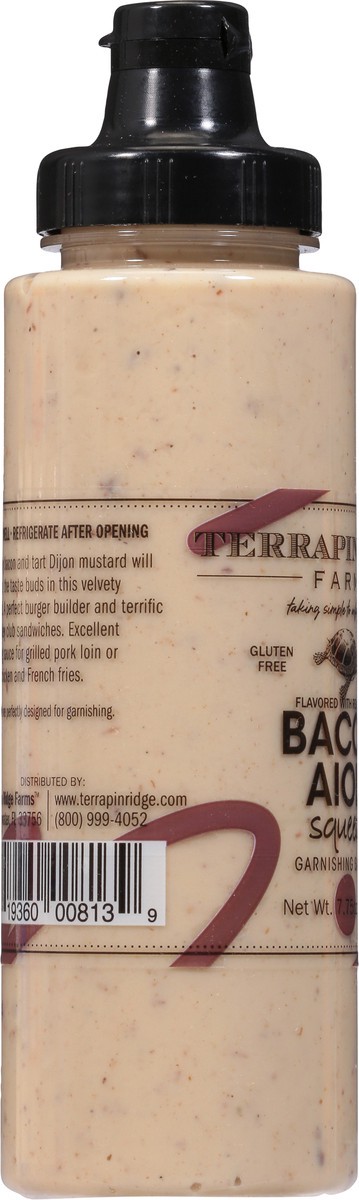 slide 8 of 9, Terrapin Ridge Farms Squeeze Bacon Aioli Garnishing Sauce 7.75 oz, 7.75 oz