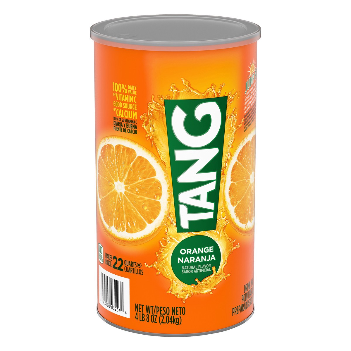 slide 4 of 17, Tang Orange Naturally Flavored Powdered Soft Drink Mix- 4.5 lb, 72 oz