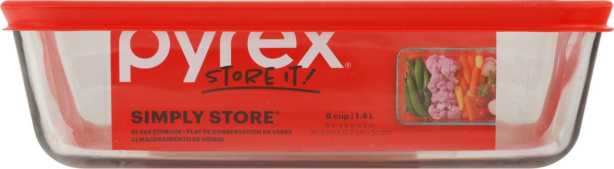 slide 8 of 9, Pyrex 6 Cup (1.4 l) Simply Store Glass Storage 1 ea, 1 ct