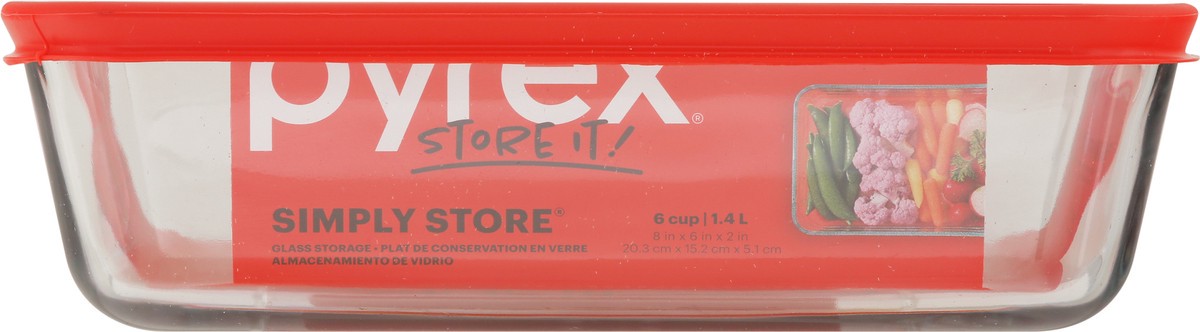 slide 7 of 9, Pyrex 6 Cup (1.4 l) Simply Store Glass Storage 1 ea, 1 ct