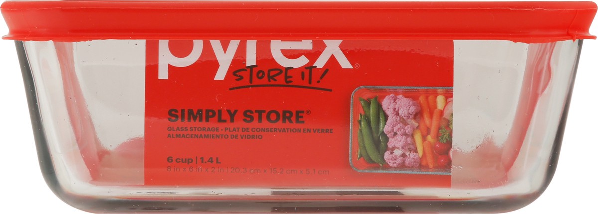 slide 5 of 9, Pyrex 6 Cup (1.4 l) Simply Store Glass Storage 1 ea, 1 ct