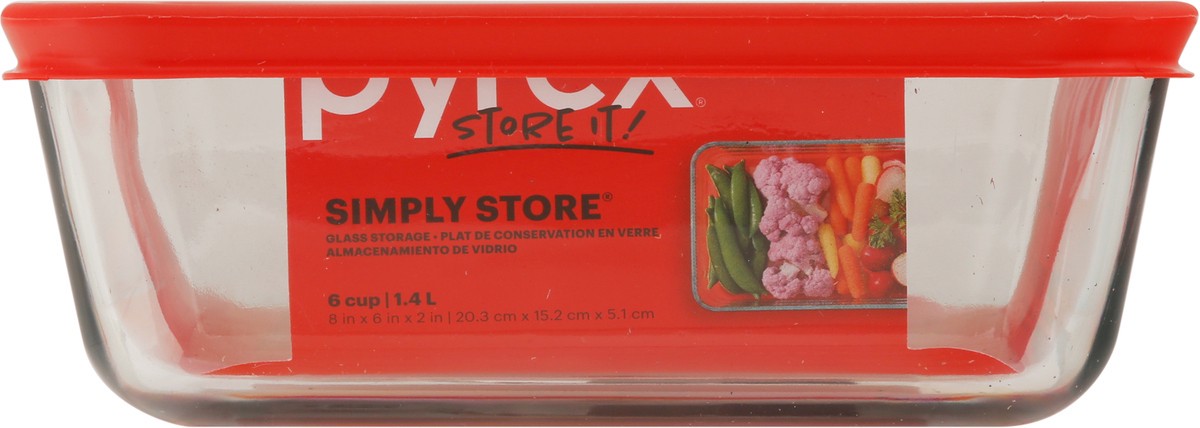 slide 2 of 9, Pyrex 6 Cup (1.4 l) Simply Store Glass Storage 1 ea, 1 ct