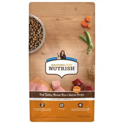 Rachael Ray Nutrish Real Turkey, Brown Rice & Venison Recipe Dry Dog Food, 5.5 lb. Bag