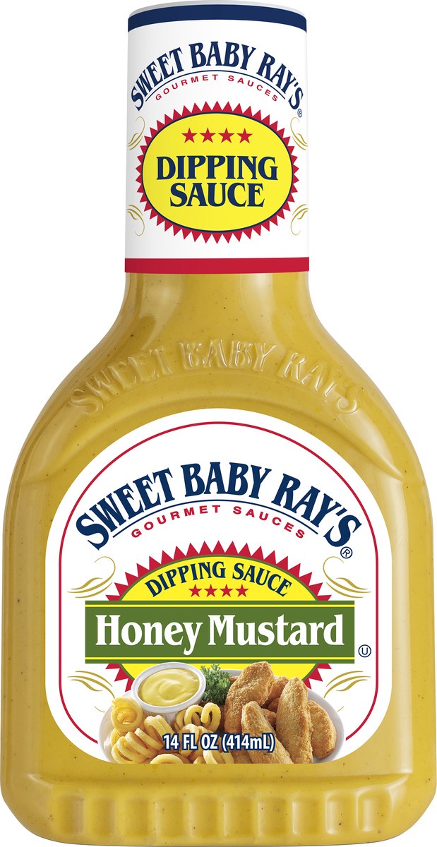 slide 1 of 13, Sweet Baby Ray's Honey Mustard Dipping Sauce 14 oz, 14 oz