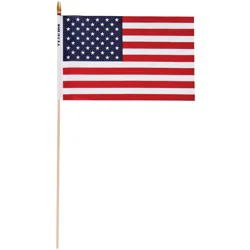 Seasonal Designs US Polycotton Hand Flags