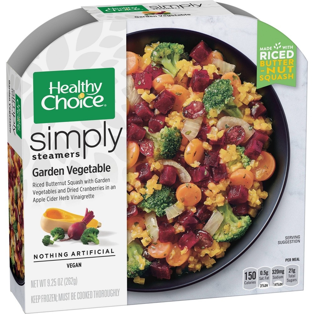 slide 2 of 3, Healthy Choice Simply Steamers Garden Vegetables Riced Butternut Squash, 9.25 oz
