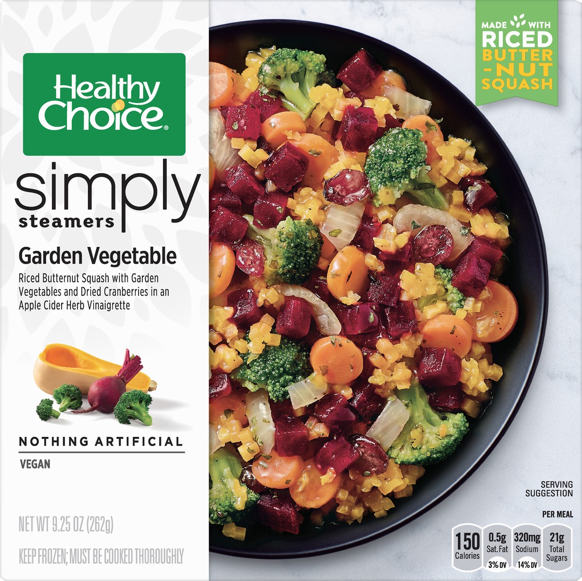 slide 1 of 10, Healthy Choice Simply Steamers Garden Vegetable 9.25 oz, 9.25 oz