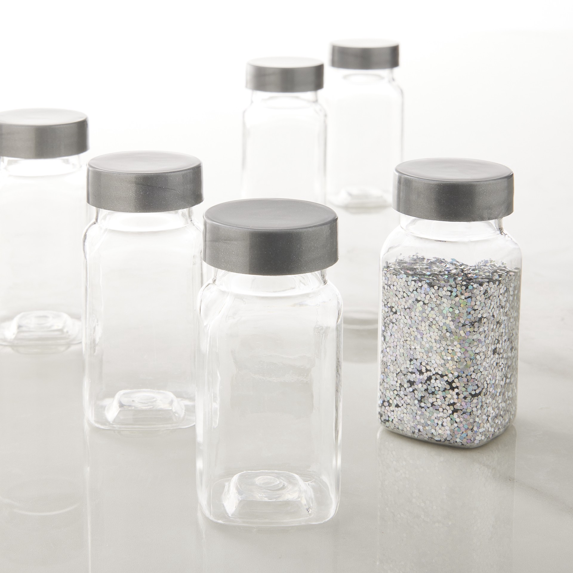 slide 5 of 5, 1oz. Storage Bottles, 6ct. By Simply Tidy, 6 ct