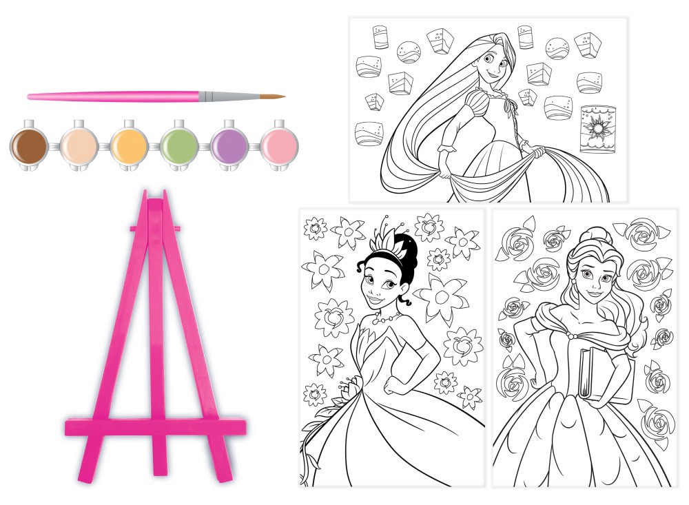 slide 3 of 3, Disney Princess Canvas Activity Set, 1 ct