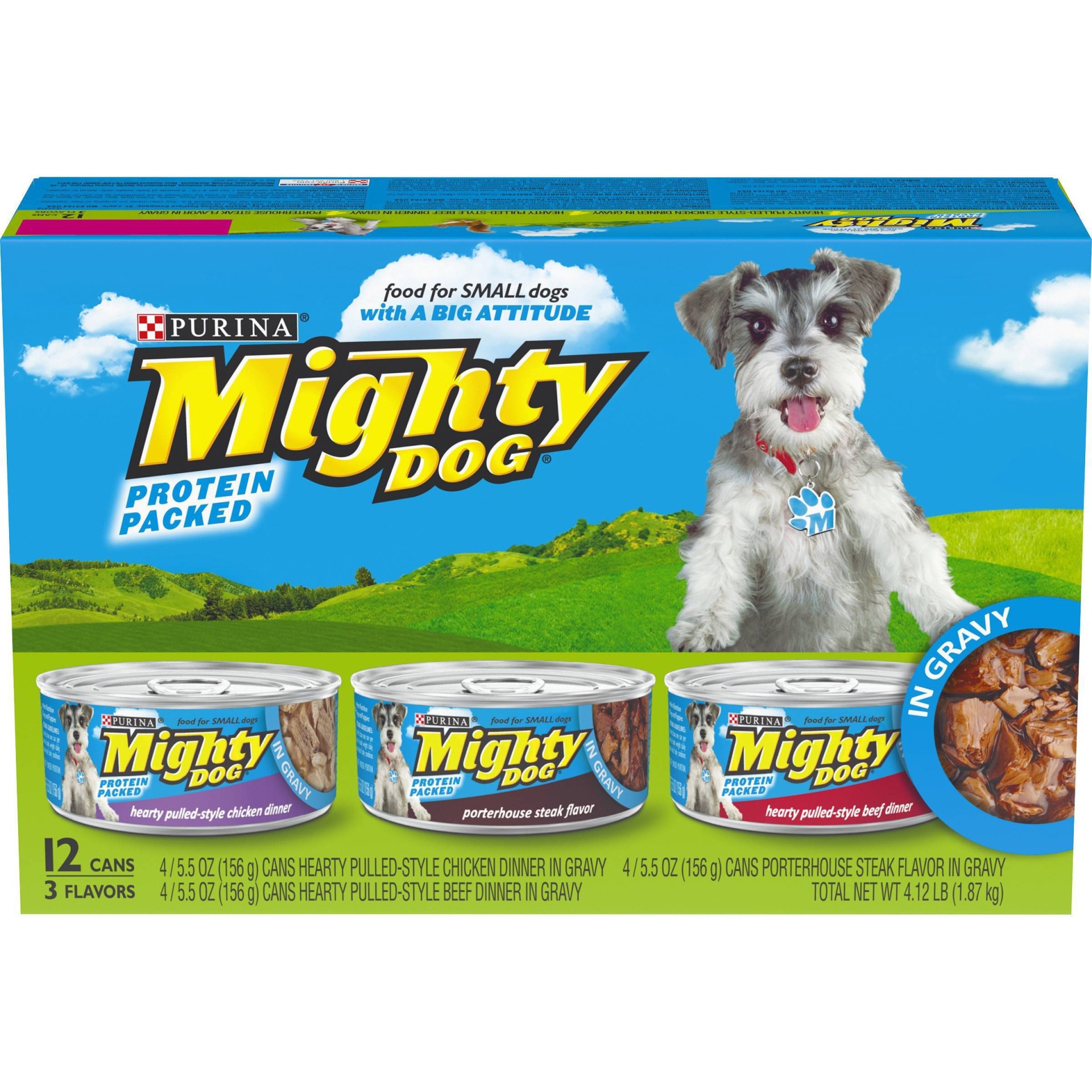 slide 1 of 9, Purina Mighty Dog Variety Pack, 12 ct; 5.5 oz