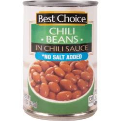 Best Choice No Salt Added Chili Beans In Chili Sauce