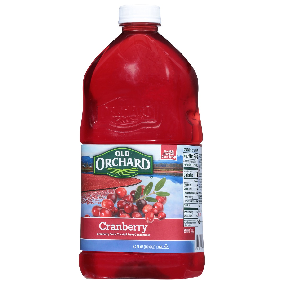 slide 8 of 9, Old Orchard Cranberry Naturals Juice 30% - 64 fl oz, 64 fl oz