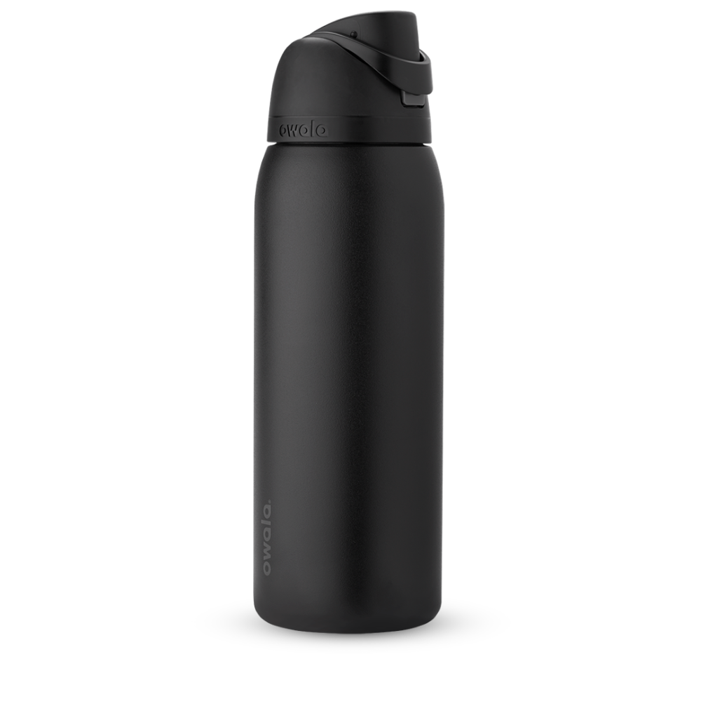slide 1 of 1, Owala Stainless Steel Freesip Water Bottle - Black, 40 oz