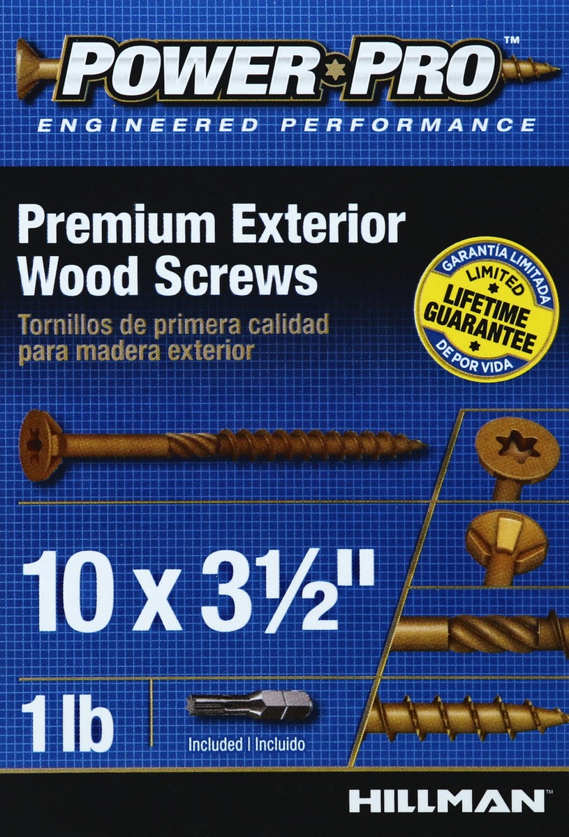 slide 7 of 11, PowerPro Wood Screws 59 ea, 59 ct