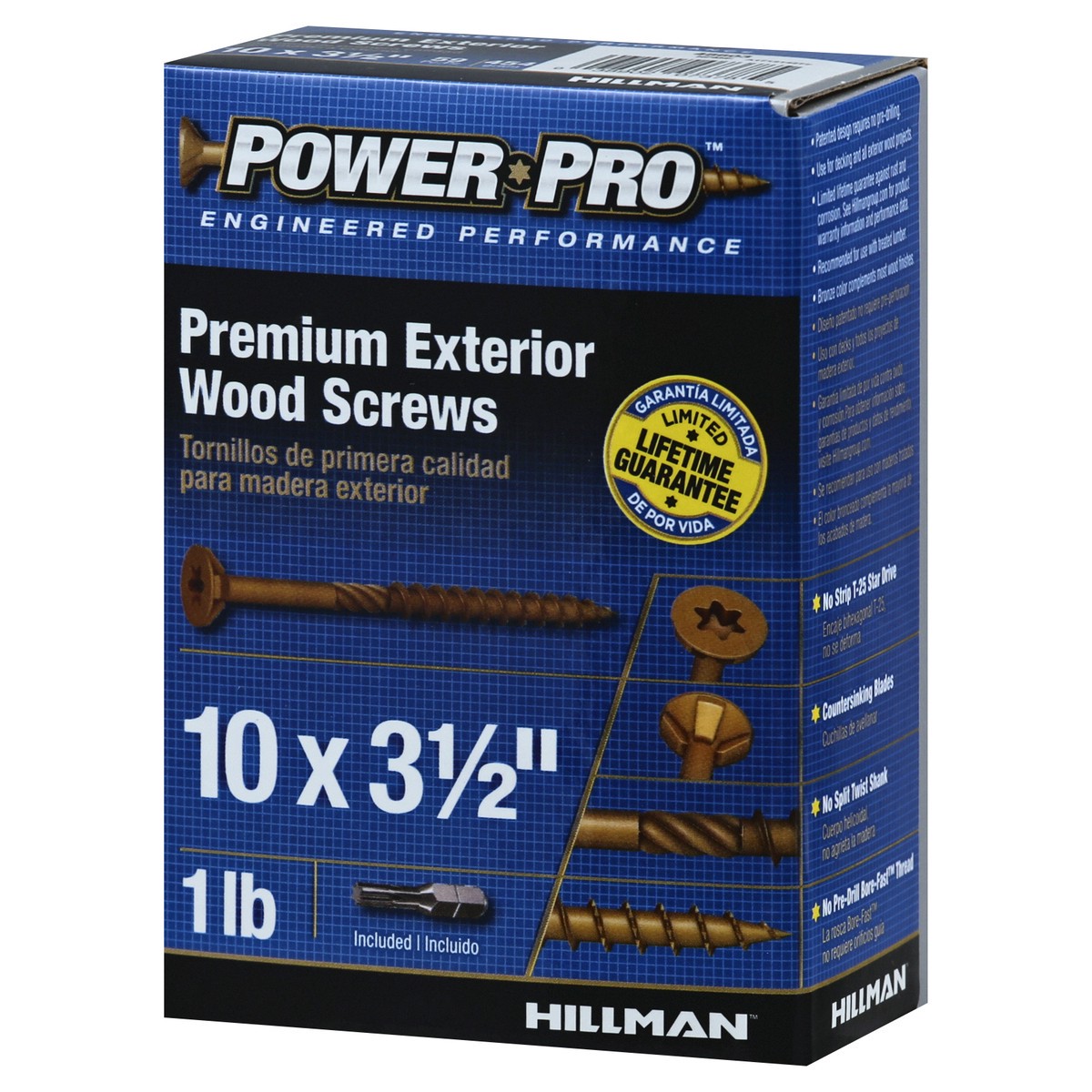 slide 4 of 11, PowerPro Wood Screws 59 ea, 59 ct