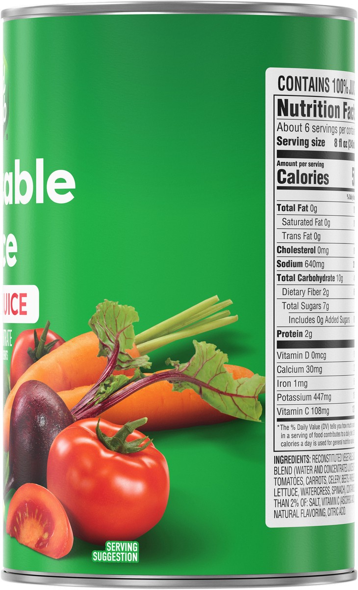 slide 12 of 13, Food Club Vegetable Juice 46 fl oz, 46 fl oz
