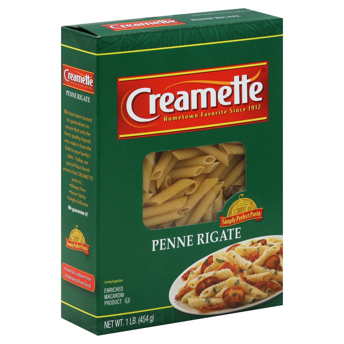 slide 2 of 4, Creamette Penne Rigate 1 lb, 1 lb