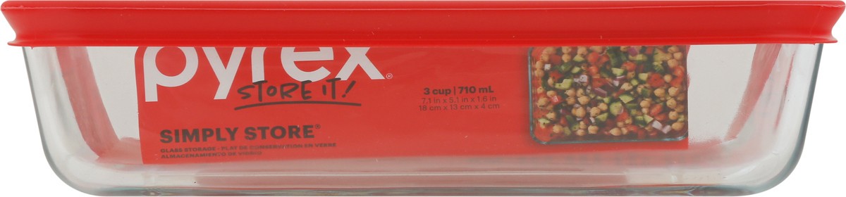 slide 8 of 9, Pyrex Rect Contnr 3 Cup, 1 ct