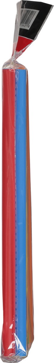 slide 7 of 9, Chef Craft Assorted Colors Straws Jumbo, 25 ct