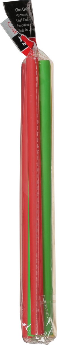 slide 4 of 9, Chef Craft Assorted Colors Straws Jumbo, 25 ct