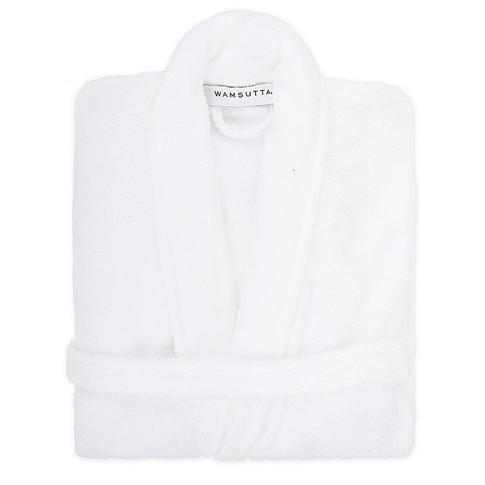 slide 1 of 1, Wamsutta Ultra-Soft Large/Extra-Large Unisex Terry Bathrobe - White, 1 ct