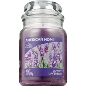 slide 1 of 1, Yankee Candle American Home Jar Candle Lovely Lavender, 19 oz