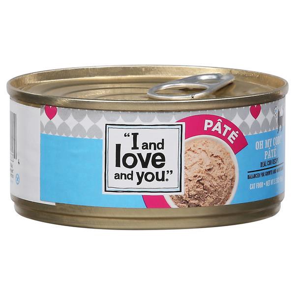 slide 1 of 1, I And Love And You Oh My Cod! Pate Wet Cat Food, 343 lb