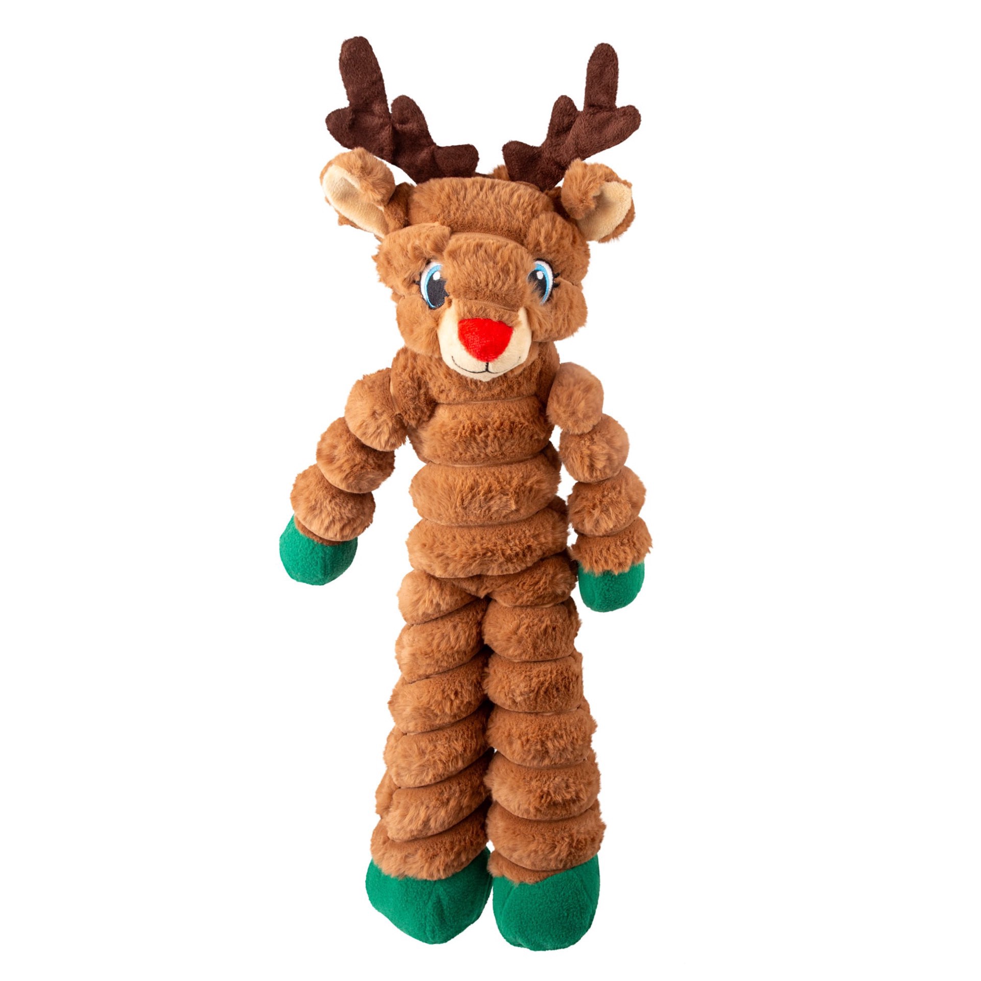 slide 1 of 1, KONG Holiday Shakers Crumples Reindeer Dog Toy, X -Large, XL