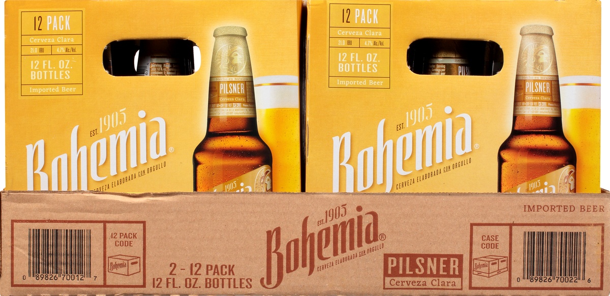 slide 7 of 8, Bohemia Beer, 12 ct; 12 oz
