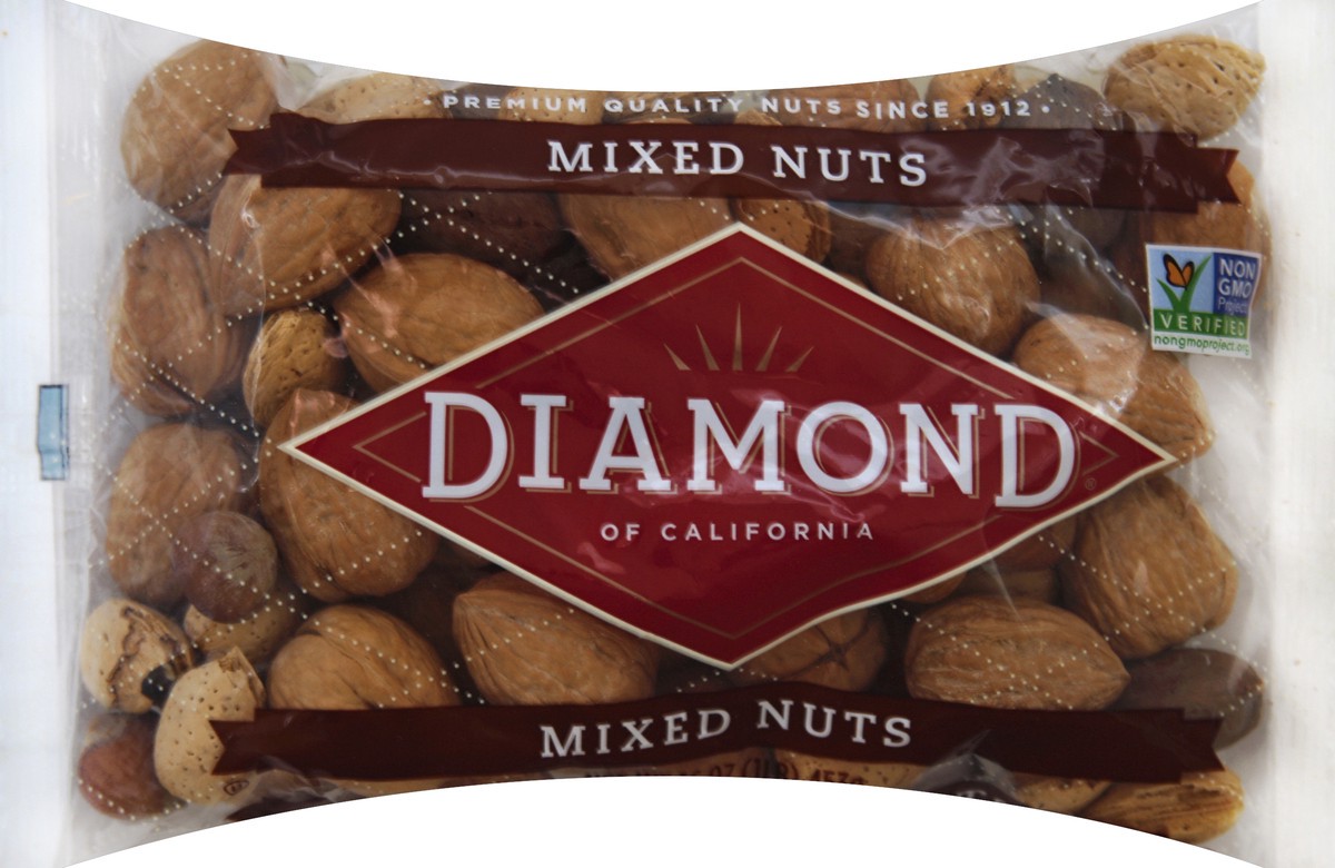 slide 2 of 5, Diamond of California Mixed Nuts 16 oz, 16 oz