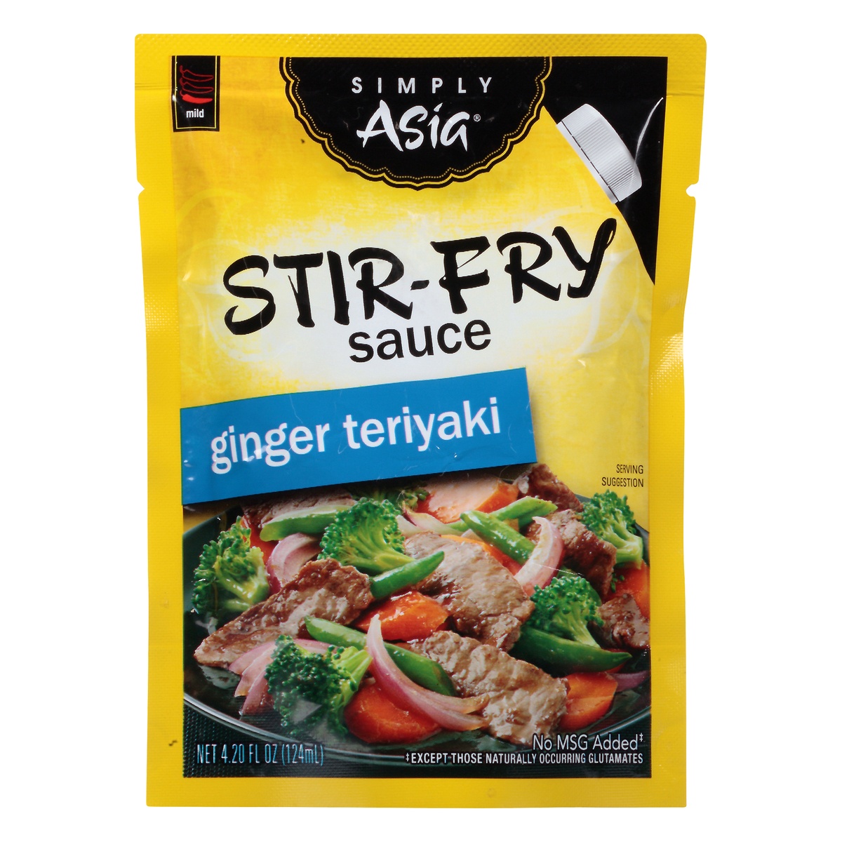 slide 1 of 2, Simply Asia Ginger Teriyaki Stir Fry Sauce, 4.2 fl oz, 4.2 fl oz