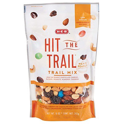 slide 1 of 1, H-E-B Hit the Trail with Peanut M&M's Trail Mix, 11 oz