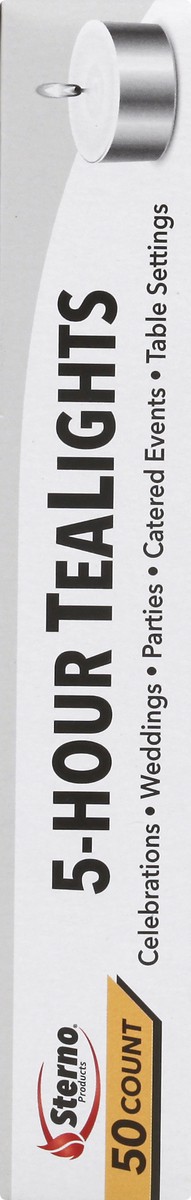 slide 7 of 11, Sterno Tealights 50 ea, 50 ct