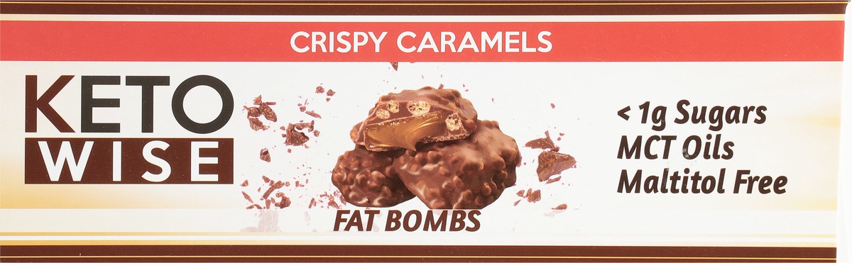 slide 10 of 12, Keto Wise Crispy Caramels Fat Bombs 16 - 2 ea Packages, 16 ct