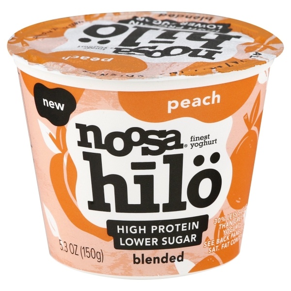 slide 1 of 1, Noosa Peach Hilo Yoghurt, 5.3 oz