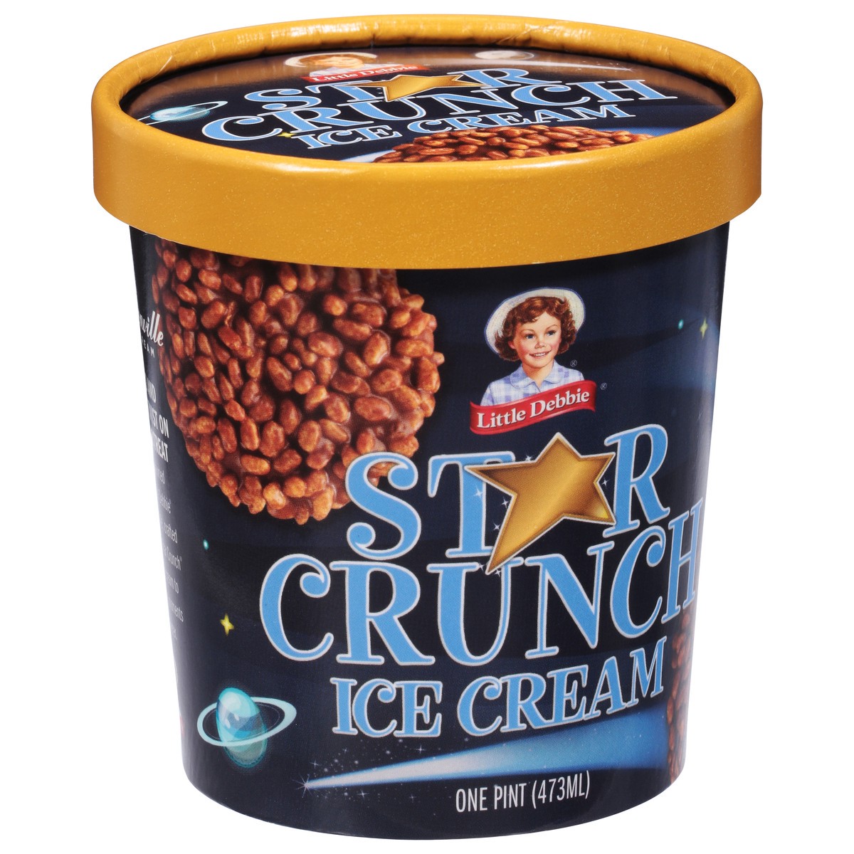 slide 2 of 9, Little Debbie Star Crunch Ice Cream 16Oz, 16 oz