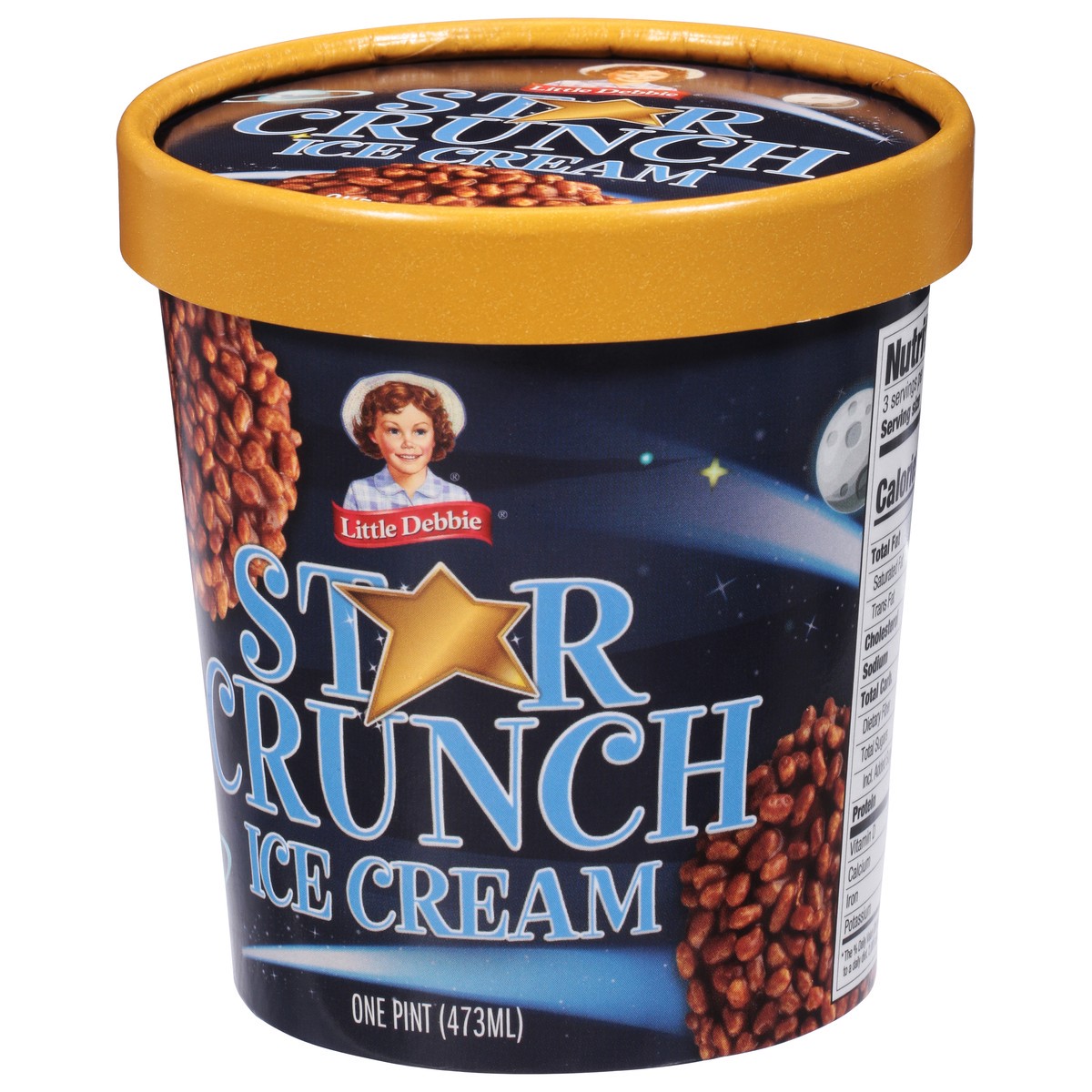 slide 3 of 9, Little Debbie Star Crunch Ice Cream 16Oz, 16 oz