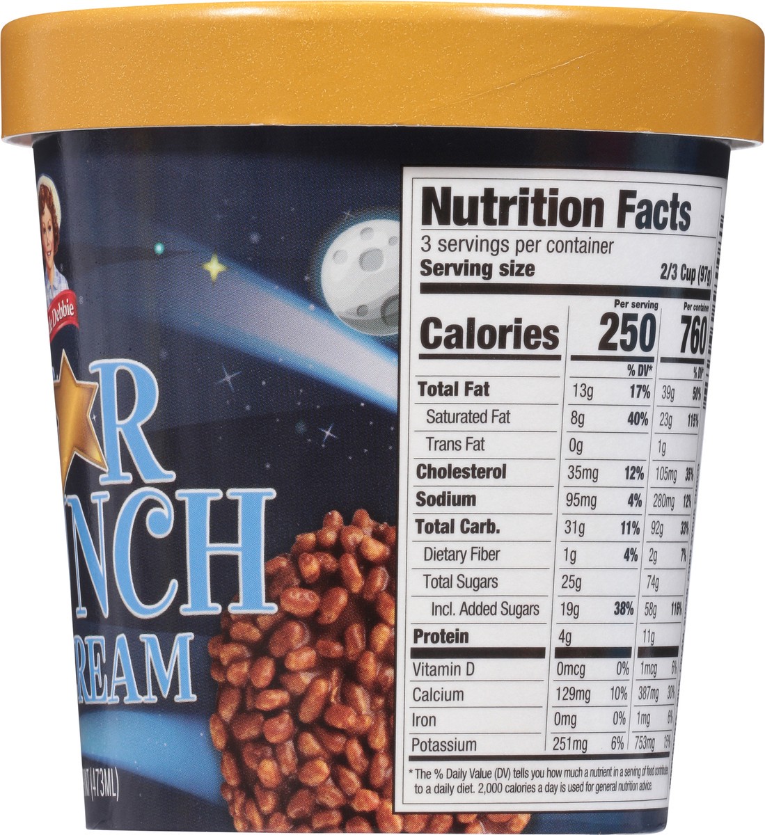 slide 8 of 9, Little Debbie Star Crunch Ice Cream 16Oz, 16 oz