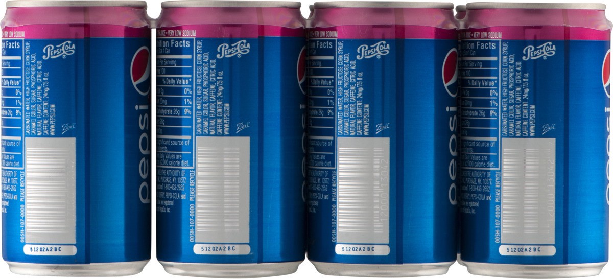 slide 2 of 7, Pepsi Wild Cherry Cola 7.5 Fluid Ounce Aluminum Can - 7.5 oz, 7.5 oz