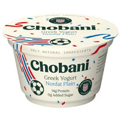 Chobani Yogurt, Greek, Nonfat, Plain
