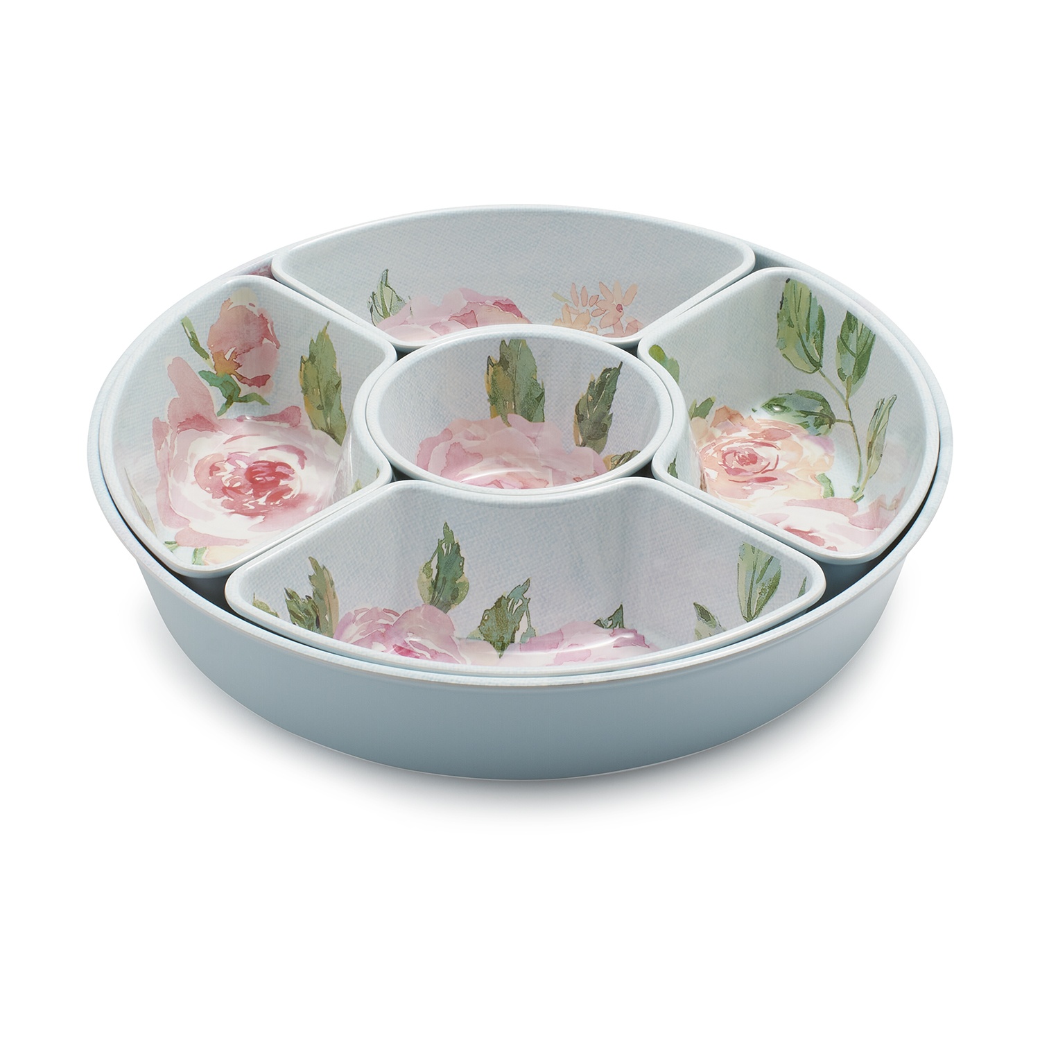 slide 1 of 1, Sur La Table Rose Nuage Melamine Condiment Set, 6 ct