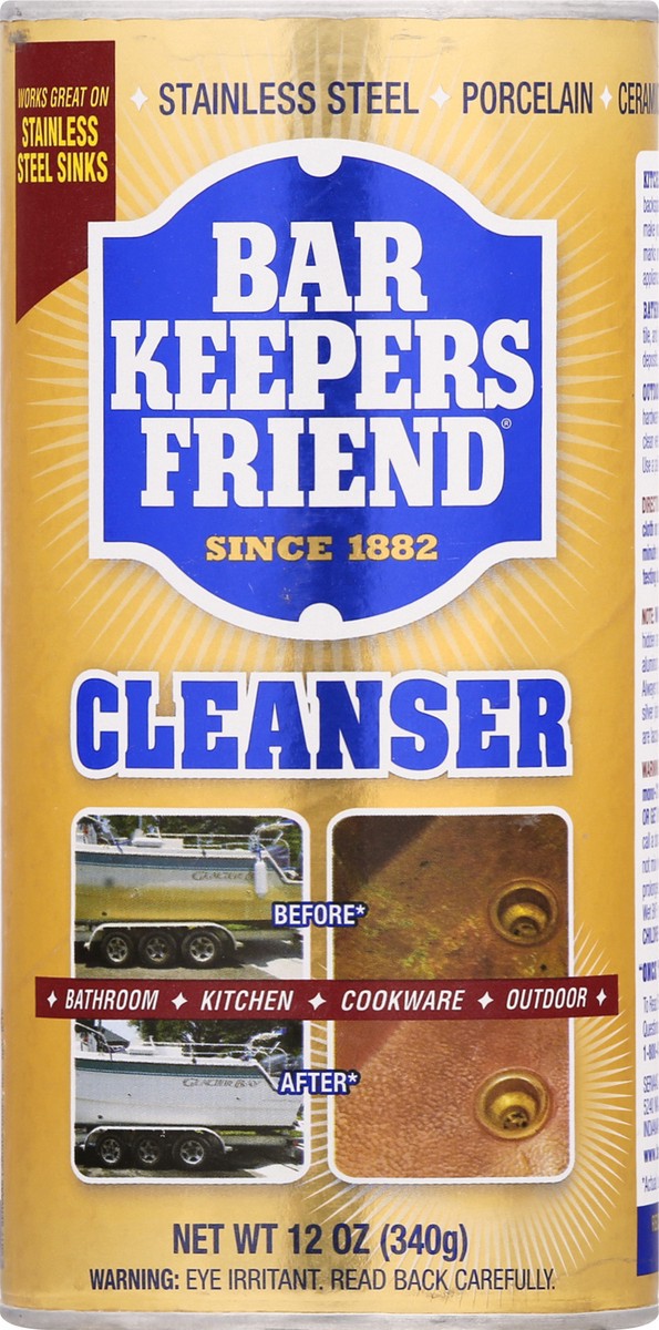 slide 6 of 9, Bar Keepers Friend Barkeepers Friend Cleaner, 12 oz