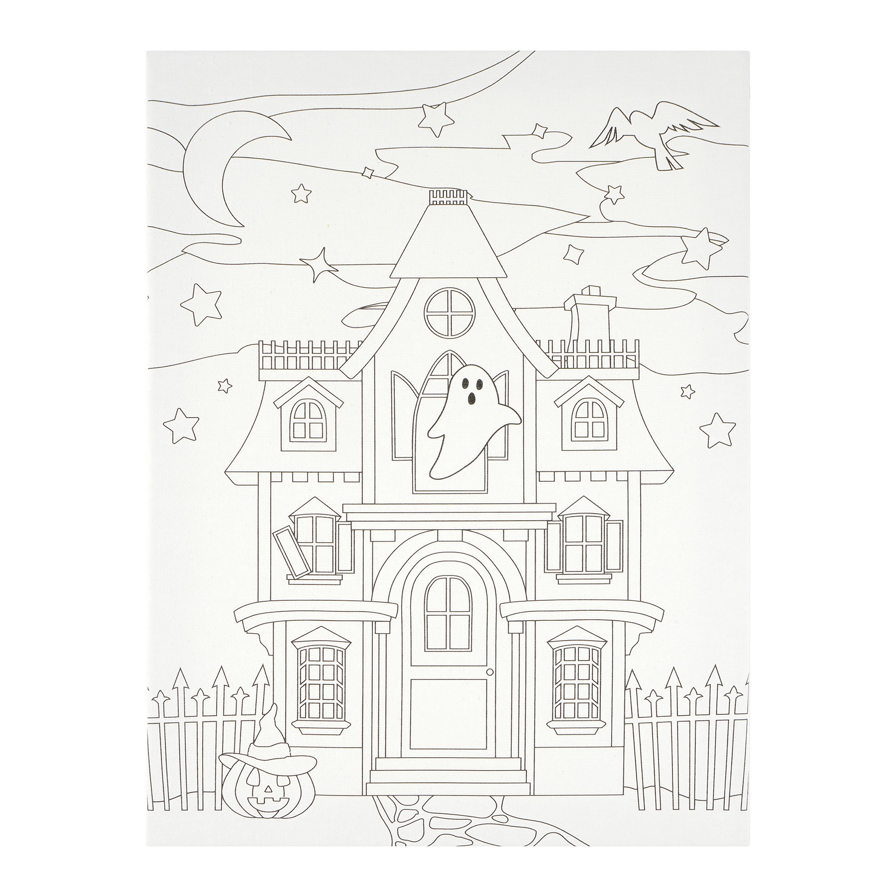 slide 3 of 3, Haunted Mansion Canvas Painting Kit By Creatology, 9 in x 12 in