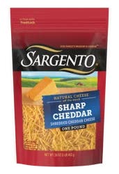 Sargento Shredded Sharp Natural Cheddar Cheese, Fine Cut, 16 oz