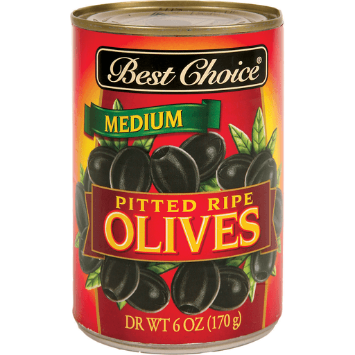 slide 1 of 1, Best Choice Medium Ripe Olives, 6 oz