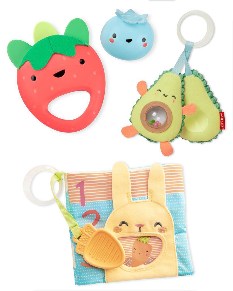 slide 2 of 2, Skiphop Farmstand Fresh Picks Baby Toy Gift Set Multi NS, 1 ct