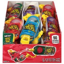 Juicy Drop Ages 4+ Hard Candy and Sour Gel Packed, Unspecified 18 - 0.92 oz Pops