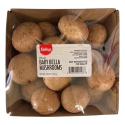 Raley's Whole Baby Bella Mushrooms 16 oz