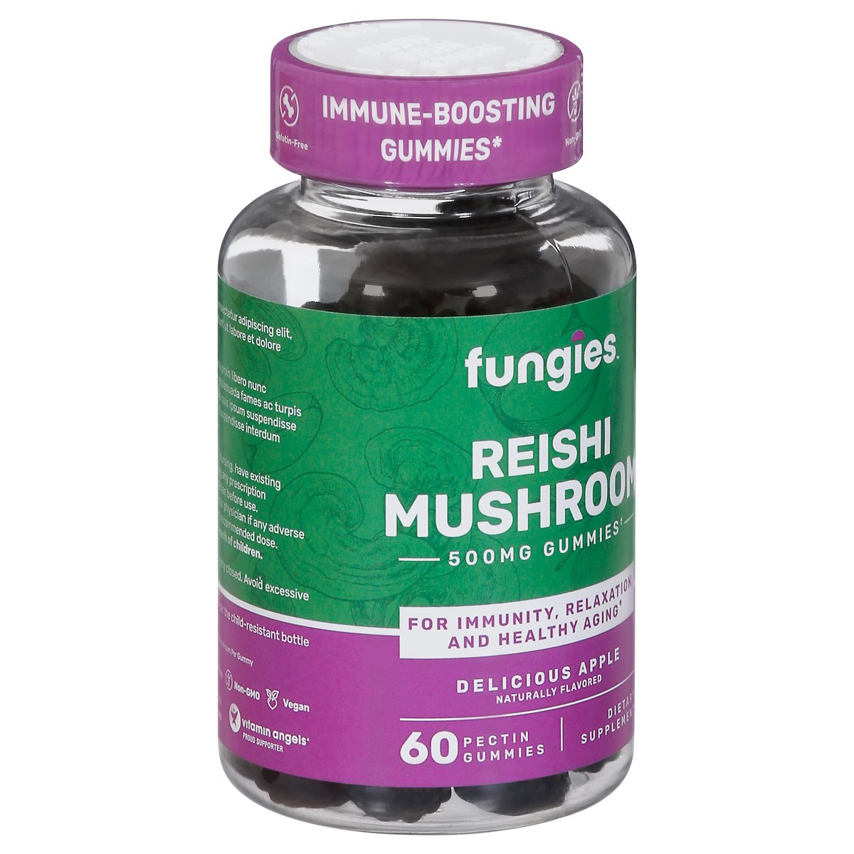 slide 9 of 9, Fungies Reishi Mushroom Gummies, 60 ct